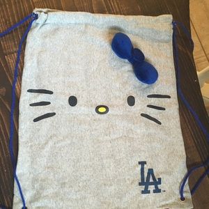 Hello kitty dodgers backpack